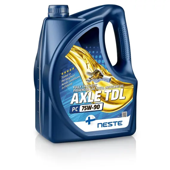Олива трансмісійна синтетична NESTE Pro Axle TDL PC 75W90 4л (API GL-4/GL-5)