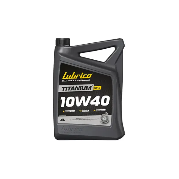 Олива моторна LUBRICO TITANIUM GT-5 10W40, 4л - API SL/CF, ACEA A3/B4, MB 229.1; VW 501.00/505.00