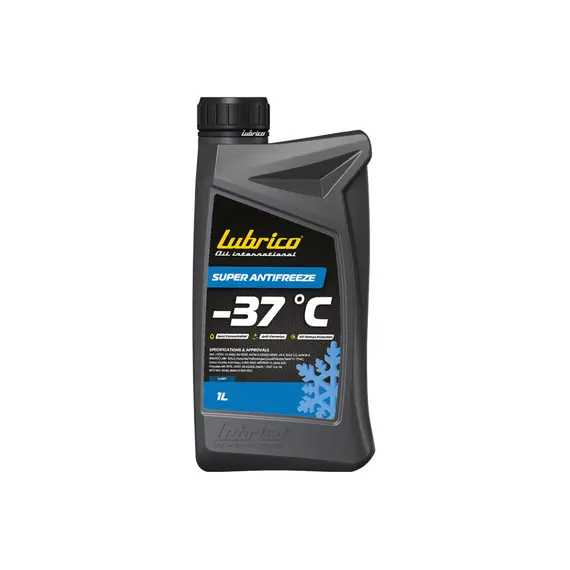 Антифриз LUBRICO SUPER ANTIFREEZE, BLUE - 37, 1л - VW TL-774C (G11), MAN 324
