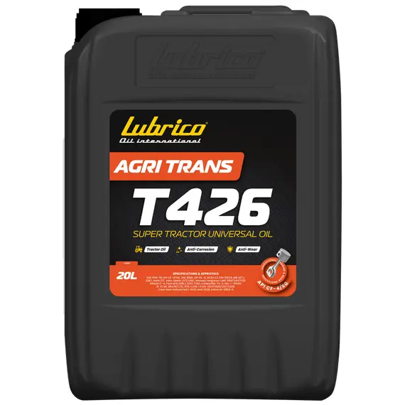Масло STOU - LUBRICO AGRI TRANS T426, 20л - SAE 10W30 API CF-4/SG, SAE 80W, API GL-4
