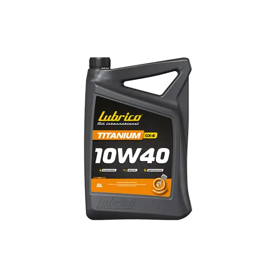 Олива моторна LUBRICO TITANIUM GX-6 10W40, 5л - APISN/CF, ACEA A3/B4, МВ229.1/229.3, VW501.01/505.00
