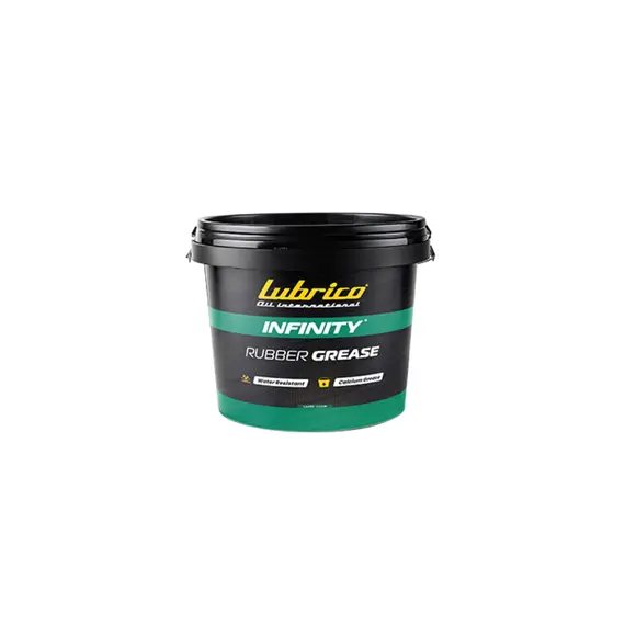 Мастило LUBRICO INFINITY RUBBER GREASE NO: 2, 0,9кг(ящ.12шт) - зелена,кальцієва (покращений Солідол)