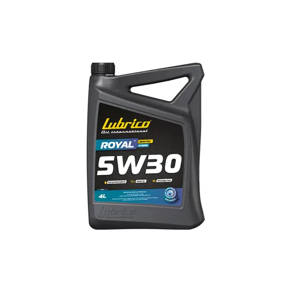 Олива моторна LUBRICO ROYAL OEM FDX HYBRID 5W30, 4л - API SP(RC), ILSAC GF-6B, dexos1 Gen 3