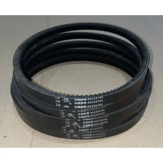 Ремень привода генератора зубчатый ENEY TY404, TE504, KATA KB904, двигатель KM490BT, KM495BT, фотография 2