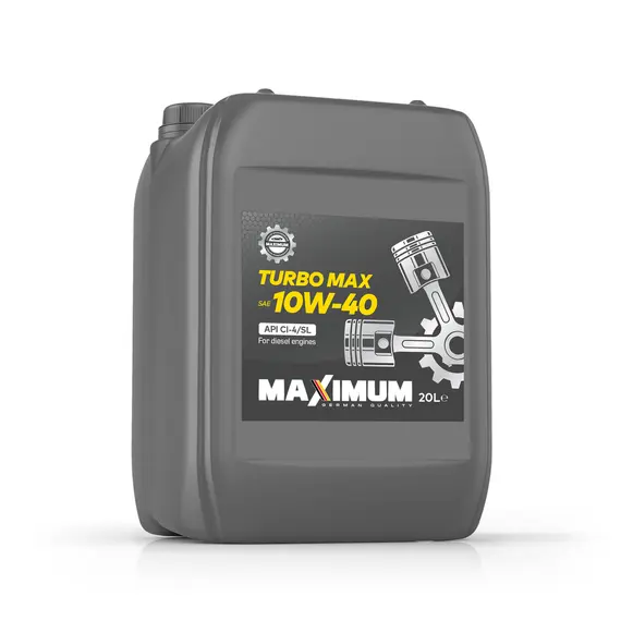 Олива моторна Maximum Turbo-Max 10W40 CI-4/SL 20л (ACEA E7; MB 228.3; MAN M 3275-1; Volvo VDS-3)