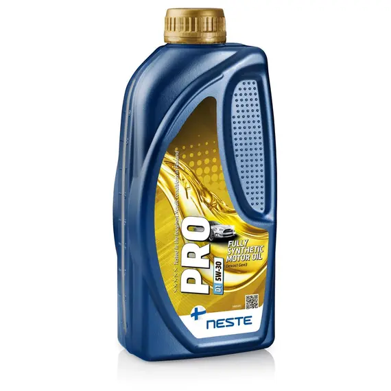 Олива моторна синтетична NESTE Pro D1 5W30 1л (API SN, SM, SL, SJ, GM dexos1 Gen 3, 2, ILSAC GF-6A )