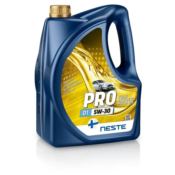 Олива моторна синтетична NESTE Pro D1 5W30 4л (API SN, SM, SL, SJ, GM dexos1 Gen 3, 2, ILSAC GF-6A )