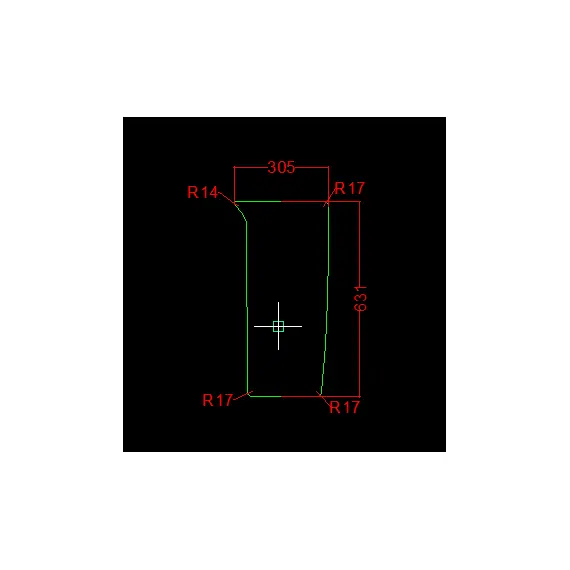 Стекло переднее нижнее левое кабины ENEY ТB504, ТB904