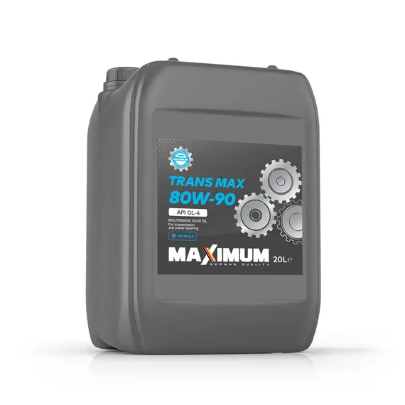 Масло трансмиссионное MAXIMUM Trans Max 80W90 GL-4 20л