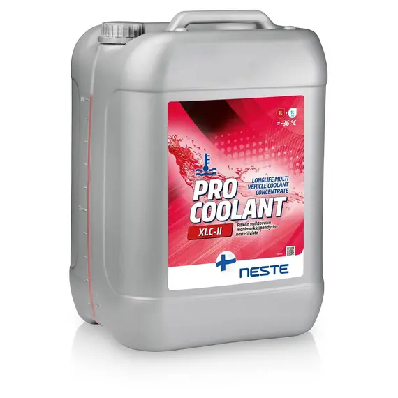 Концентрат антифризу (червоний) NESTE ProCoolant XLC II 10л (VWTL-774F/D(G12+); MB325.3;Volvo VCS-2)