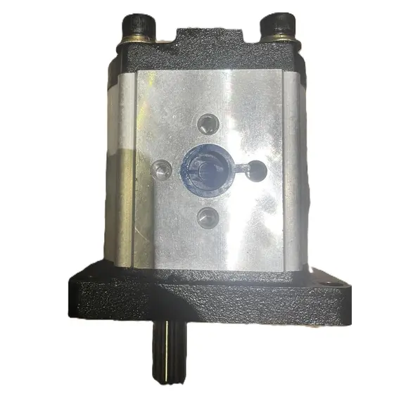 Насос масляный гидравлики CBN-E325, ENEY TD1104 (11 шл., 4 отв., штуцер-шлиц), фотография 2