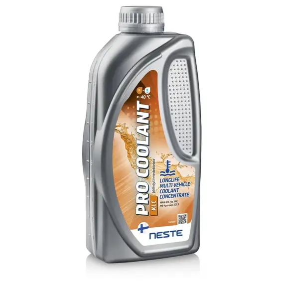 Готовий антифриз (червоний) NESTE ProCoolant XLC II Ready 1л (VWTL-774F/D(G12+); MB325.3;Volvo VCS2)