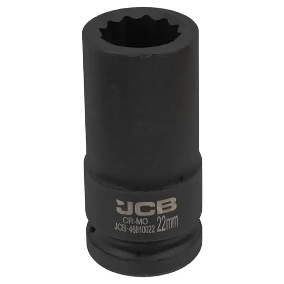 Головка ударная глубокая 3/4" 22 мм (12-гр.) (JCB) 59828