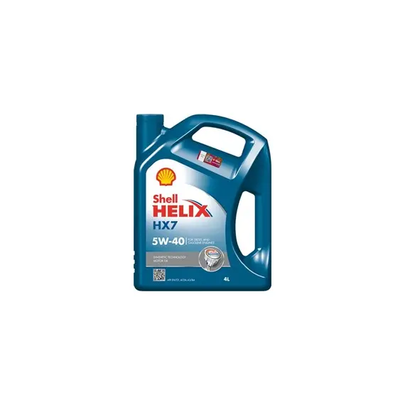 Моторное масло по авто 5W40 4л Helix синтетическое HELIX HX7 5W40 4L