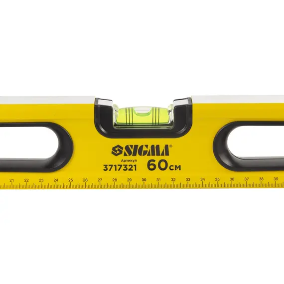 Рівень магнітний 3 капсули 2 рукоятки 60см SIGMA (3717321), фотография 3