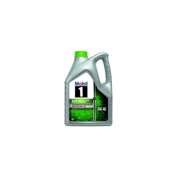 Моторное масло по авто 0W40 5л Mobil 1 синтетическое 1 ESP 0W40 X4 5L