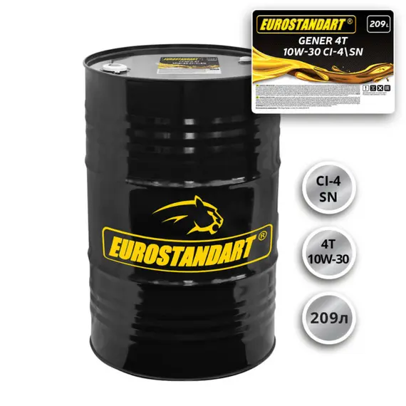 EUROSTANDART GENER 4T 10W-30 CI-4/SN 209L/180kg