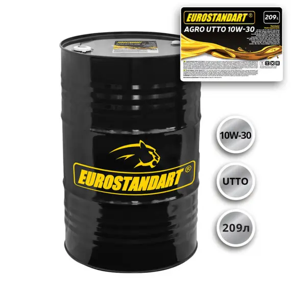 Масло трансмиссионное Eurostandart AGRO UTTO 10W-30 209 L/180 kg