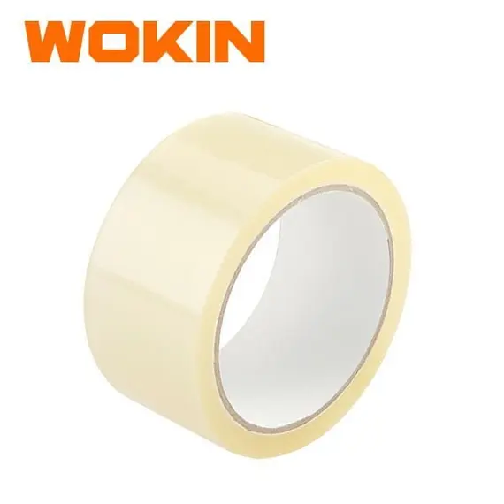 Клейка стрічка пакувальна (скотч) прозора 4.8 см × 100 м  (WOKIN) WK-653510
