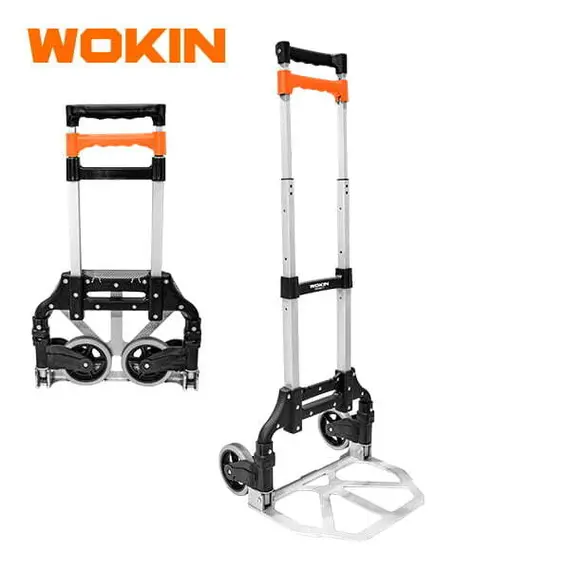 Ручная складная тележка из алюминия, грузоподъёмность 70 кг (WOKIN) WK-683607