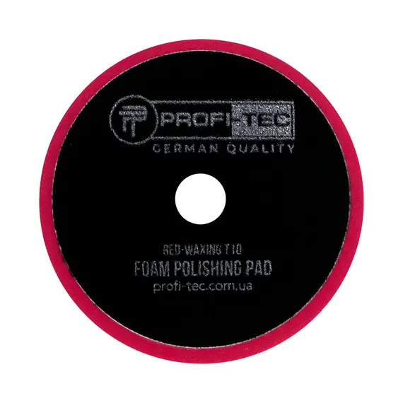 Полірувальна м'яка червона губка PROFI-TEC RED-WAXING T10, фотография 3