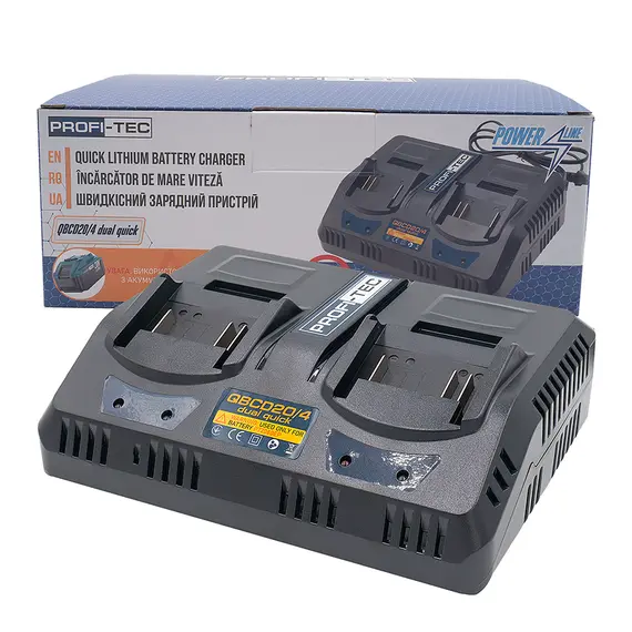 Двухпортовое зарядное устройство PROFI-TEC QBCD20/4 dual quick