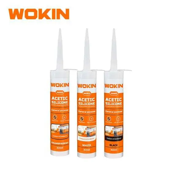 Герметик силіконовий прозорий 300 мл  (WOKIN) WK-362810