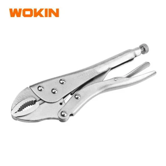 Кліщі зажимні гейферні з овальними губками 10″  (WOKIN) WK-103410
