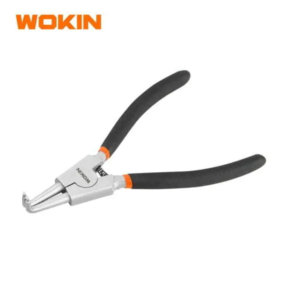 Сниматель стопорных колец, внешний, изогнутый, 7″ (180 мм) (WOKIN) WK-104807