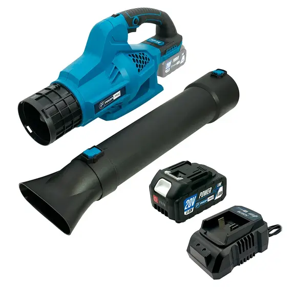Аккумуляторная воздуходувка PROFI-TEC PLB5020BL POWERLine (1×PT2040MP (4.0 Ач), зарядное устройство)