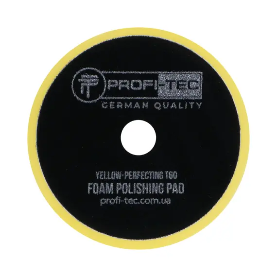 Полірувальна жовта губка середньої жорсткості PROFI-TEC YELLOW-PERFECTING T60, фотография 3