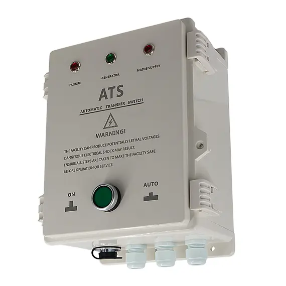 Автоматичне введення резерву AISIKAI ASKQ-63A/4P (автоматика ATS/АВР) для генераторів 5 – 20 кВт (380 В)