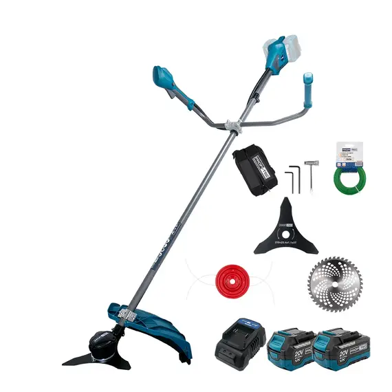 Аккумуляторная коса PROFI-TEC PGT4540 POWERLine (2×PT2040VX (4.0 Ач), зарядное устройство)