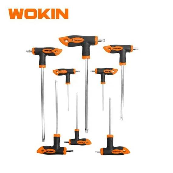 Набор отверток TORX с Т-образной рукояткой, 8 шт. (WOKIN) WK-209008