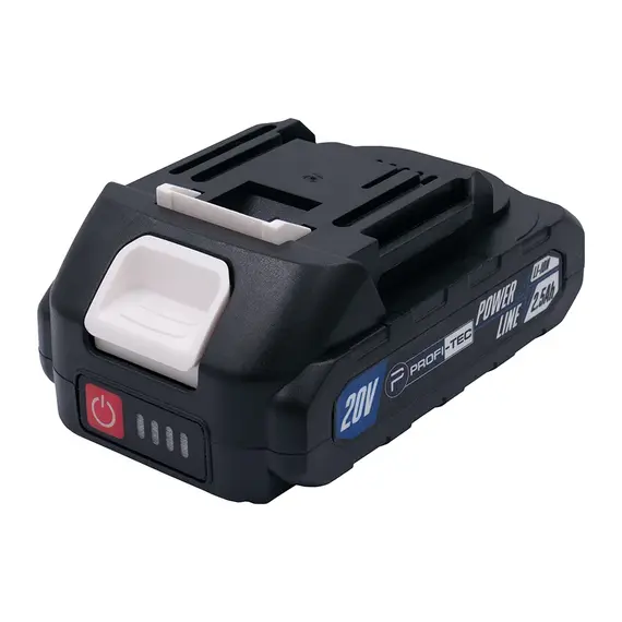 Аккумуляторная батарея PROFI-TEC PT2520MP (20 В / 2.5 Ач, высокотоковая, с индикатором), фотография 2