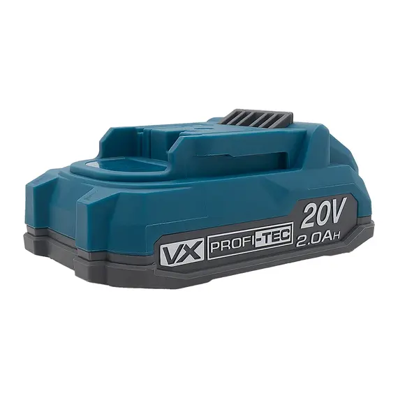 Аккумуляторная батарея PROFI-TEC PT2020VX (20 В / 2.0 Ач, высокотоковая, с индикатором), фотография 3