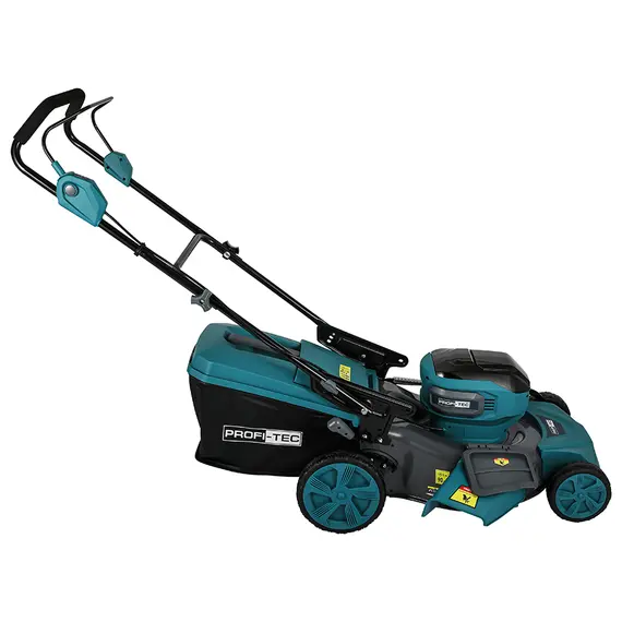 Аккумуляторная газонокосилка PROFI-TEC EcoCut 51 Pro (2×PT2080EP (8.0 Ач), зарядное устройство), фотография 2