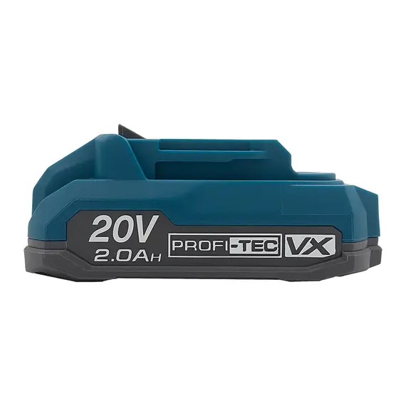 Аккумуляторная батарея PROFI-TEC PT2020VX (20 В / 2.0 Ач, высокотоковая, с индикатором), фотография 2