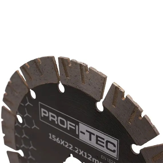 Алмазний диск PROFI-TEC High-precision для штроборіза PWC156 (156×22.2×1.2 мм), фотография 3