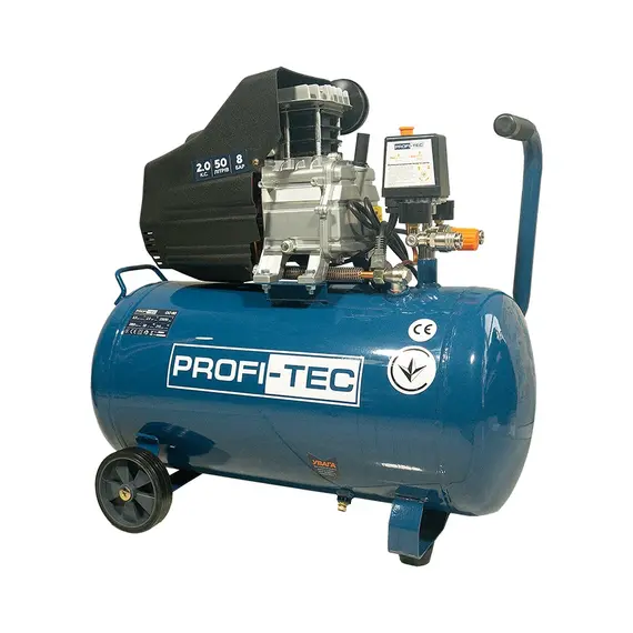 Компресор масляний PROFI-TEC OC-50 (50 л, 1.5 кВт, 200 л/хв), фотография 3