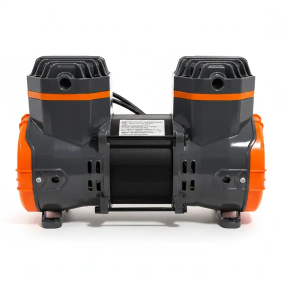 Компрессорная головка безмасляная PROFI-TEC OFH1.5D2 (2 цилиндра, 1.5 кВт, 238 л/мин), фотография 2