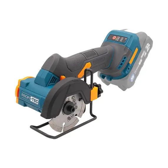 Аккумуляторная универсальная дисковая пила PROFI-TEC PWS390 UltraCore (1×PT2020VX (2.0 Ач), зарядное устройство), фотография 2