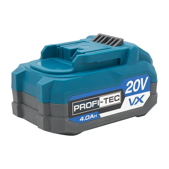 Аккумуляторная батарея PROFI-TEC PT2040VX NEW (20 В / 4.0 Ач, высокотоковая, с индикатором), фотография 3