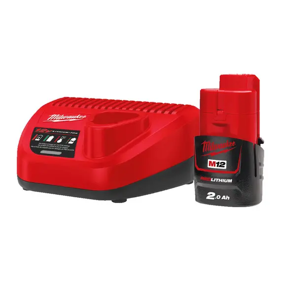Энергокомплект Li-Ion MILWAUKEE, M12 NRG-201 (ЗУ С12 С, 1х2Ач B2)