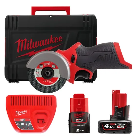Пила дисковая универсальная аккумуляторная бесщёточная MILWAUKEE, M12 FCOT-422X, Ø76