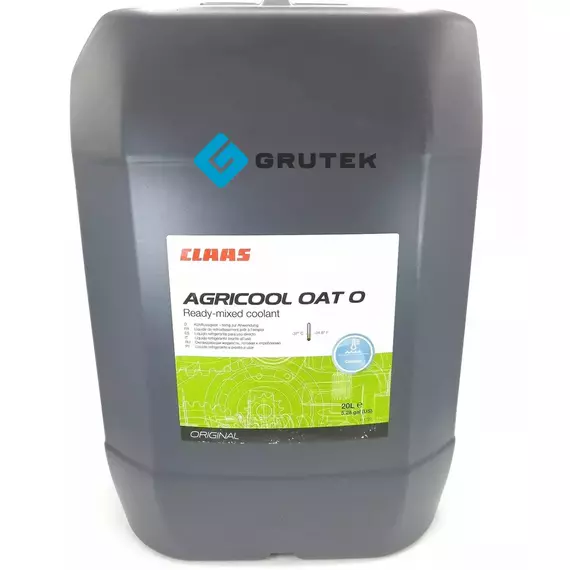 Охолоджуюча рідина CLAAS AGRICOOL OAT 0 (READY-MIXED) 20л 0001474721, Об'єм, л: 20, Колір: Червоний