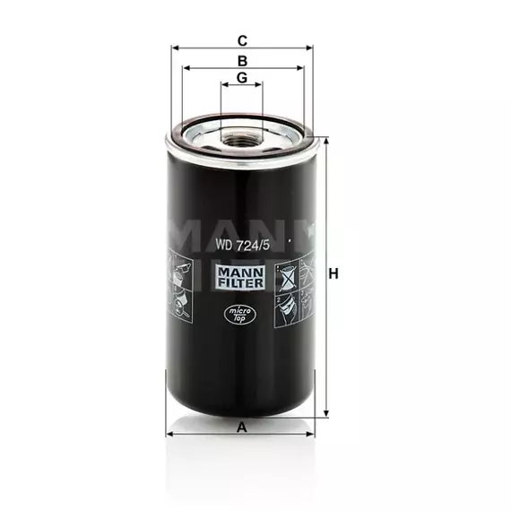 Фільтр WD724/5