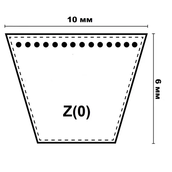 Ремень Z(0)-500