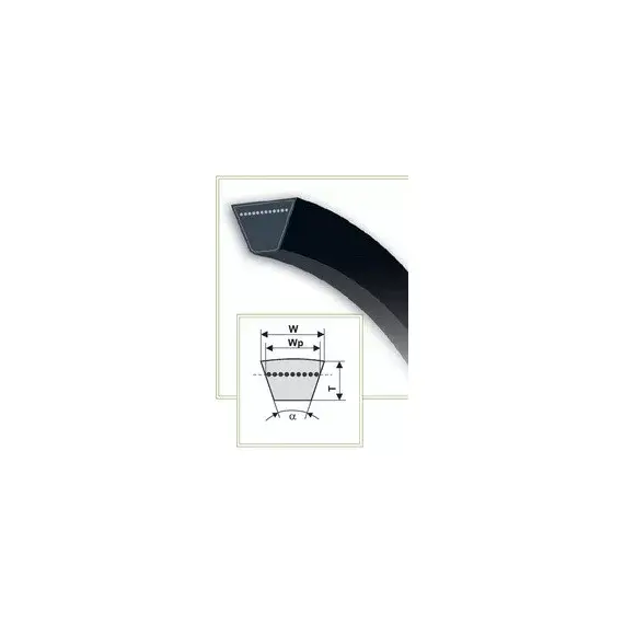 Ремінь С(В)-2500 RUBYCON Optimum 2500Lp/2448Li