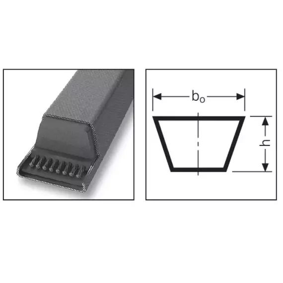Ремінь 17/B 4055 (B158) PowerSpan
